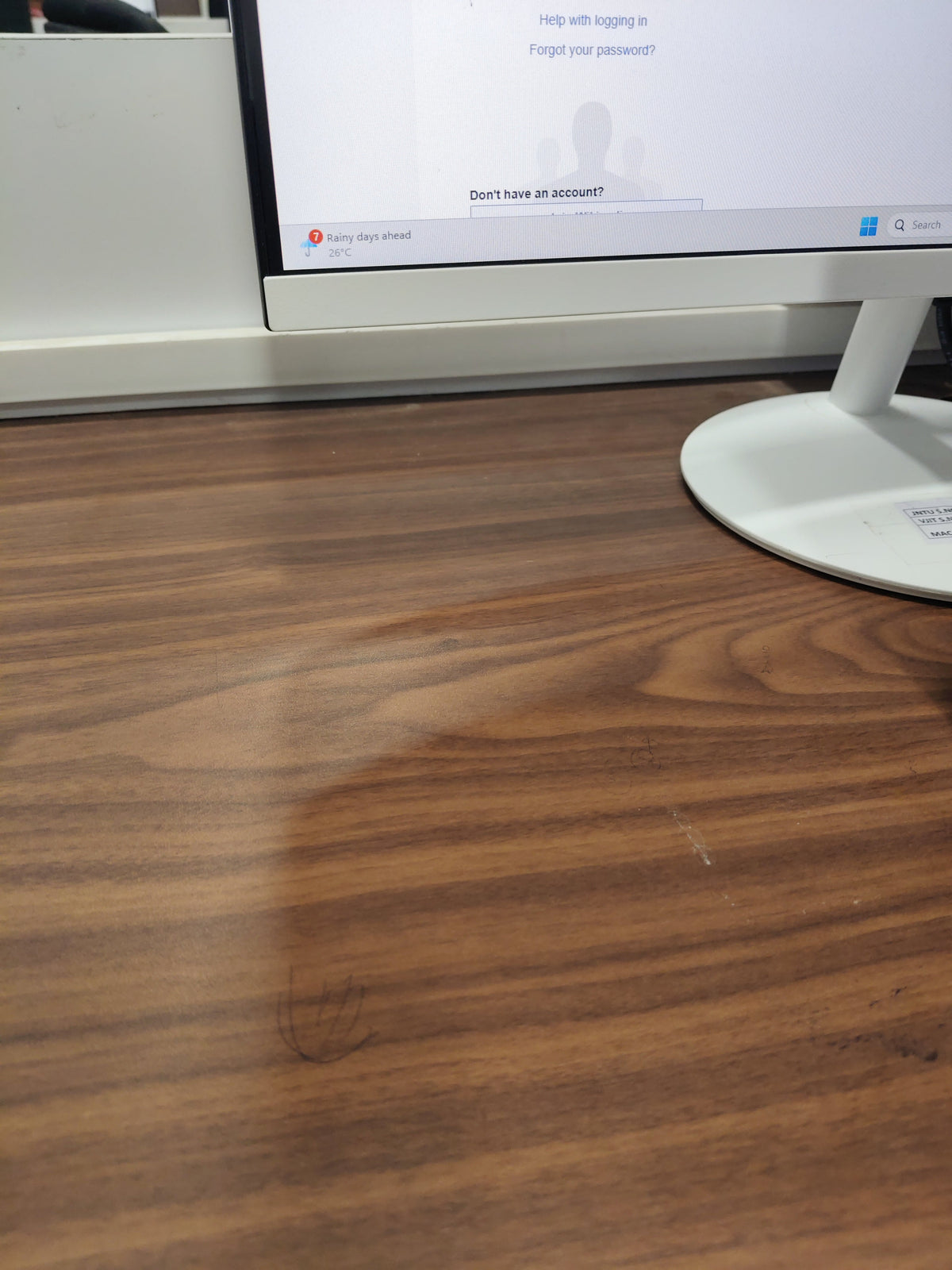 Personalized desk photo stand