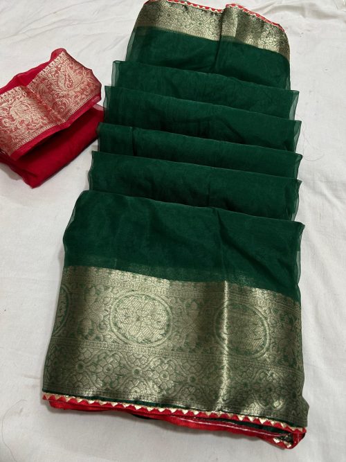Designer Zari Sarees - Image 2
