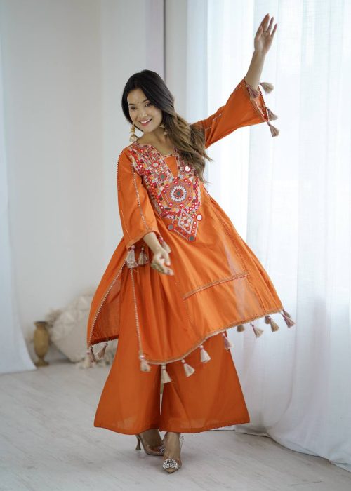 Cotton Peplum Kurti