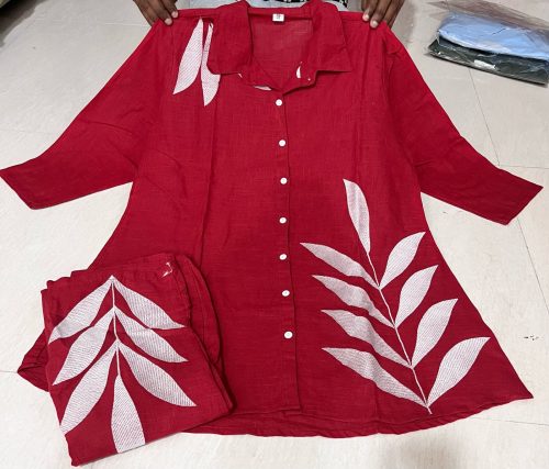 Special Cotton Slub Embroidered COD Set for Women2